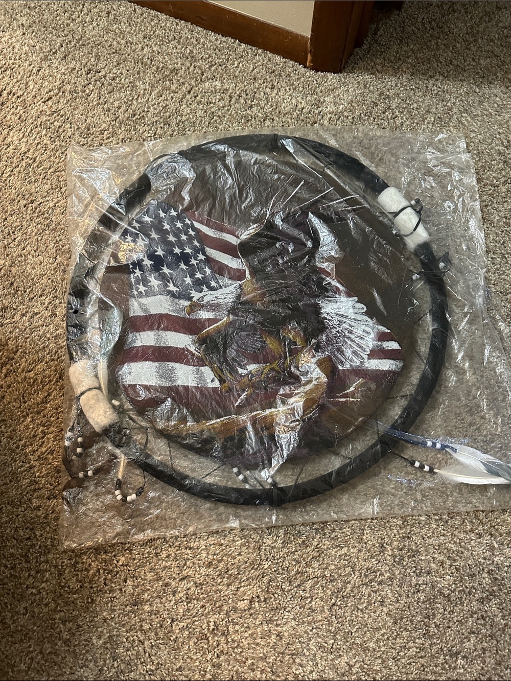 Eagle American Flag Dream Catcher Wall Decor